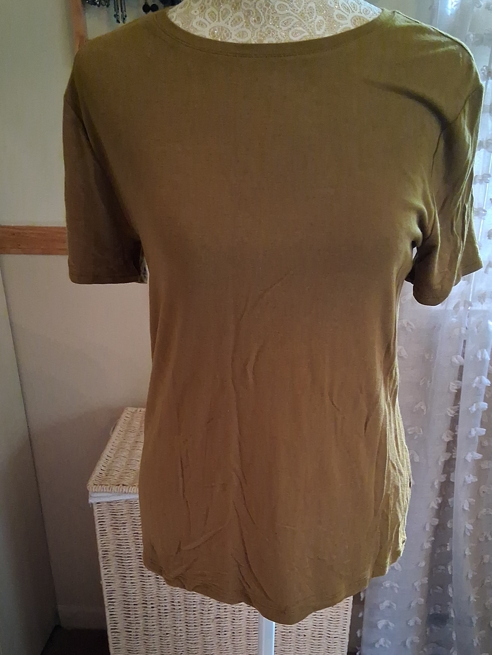 Nine West Olive Green Top. Size Small Like New!
